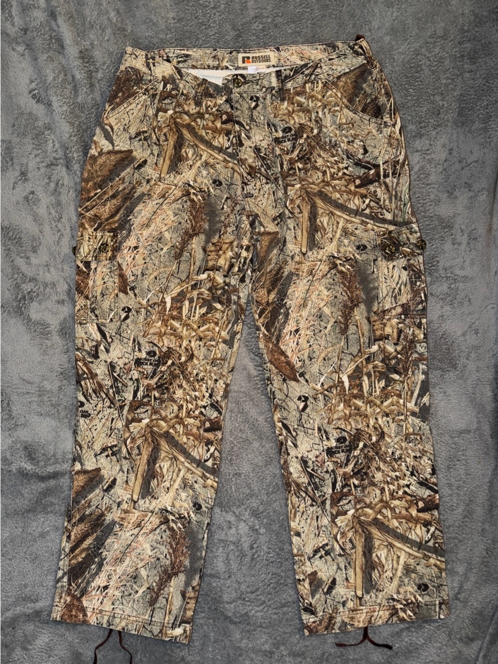 Camouflage Russell Outdoors Explorer Midweight Cargo Pants Size XL